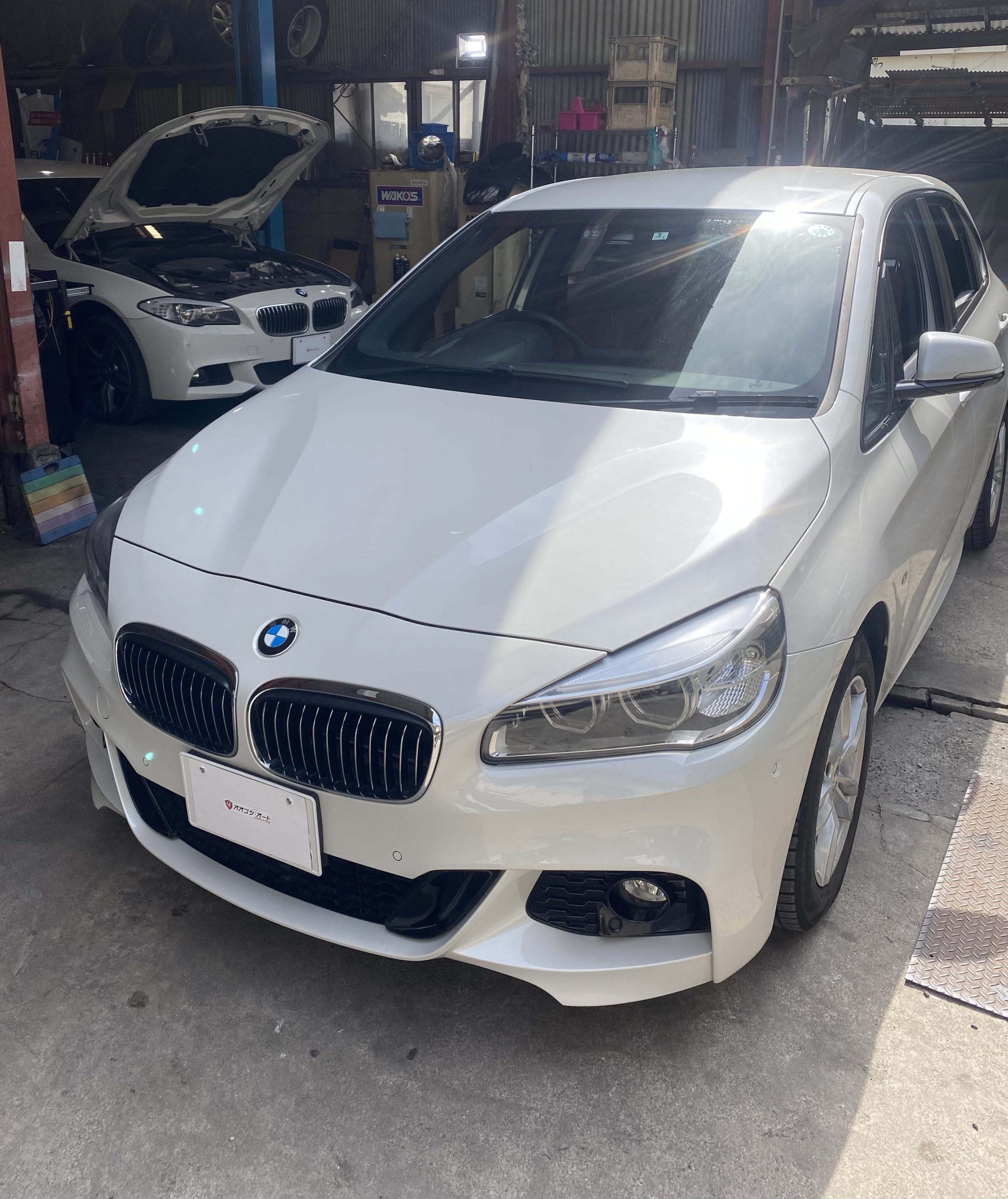 BMW218d(F45)シフトメカニズム警告灯