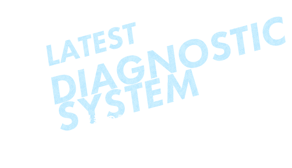 最新の診断システムを導入 他店で整備を断られてしまった方もお気軽にご相談ください。